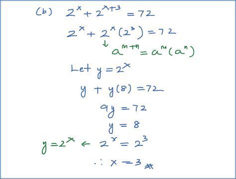 5 (c) ujian matematik diadakan di dewan sekolah bermula dari 11.45 pagi hingga 1.45 petang. 5.3 Persamaan yang Melibatkan Indeks (Contoh Soalan ...