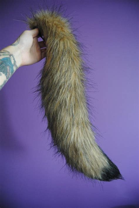 Brown Wolf Tail Etsy Wolf Tail Wolf Costume Halloween Fancy Dress