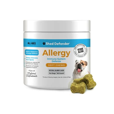 Dog Allergy Relief Tablets Pet Safe Antihistamine Respiratory Symptoms