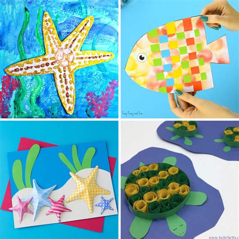 30 Ocean Crafts And Activities The Craft Train