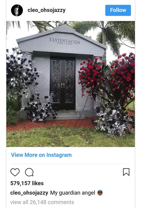 Xxxtentacion Buried And Mom Reveals His Tomb At Private Burial Site Mpmania