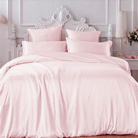 Light Pink Silk Duvet Cover Pink Bedrooms Light Pink Bedrooms Chic Bedroom