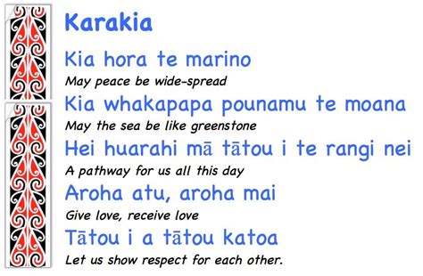 Karakia Te Reo Maori Resources Teaching Teacher Resources Maori Songs