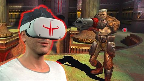 Free Vr Shooting Quake Iii Arena For Quest 2 Gameplay Youtube