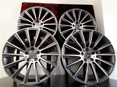 4x Mercedes Amg Line Reps 20 Inch Alloy Wheels Alloys Rims C E S Class