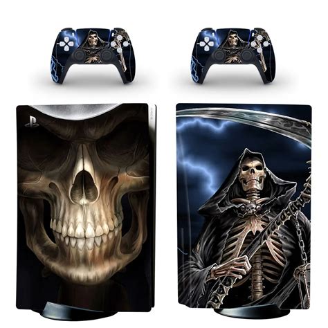 Grim Reaper Ps5 Standard Disc Skin Sticker Decal Cover For Playstation