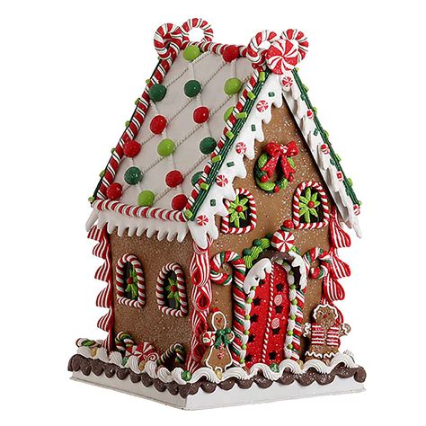 14 Inch Playful Christmas Gingerbread House Tabletop Christmas Decor