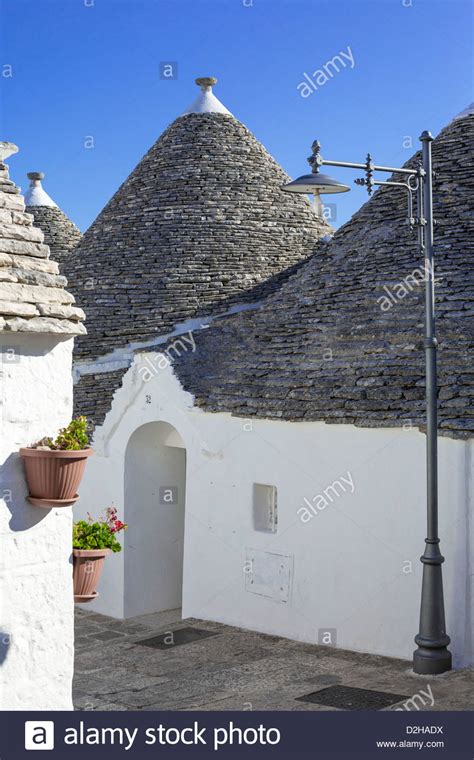 Trulli Houses Cottages Alberobello Puglia Italy Stock Photo Alamy