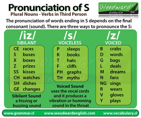 Pronunciation Of S In English
