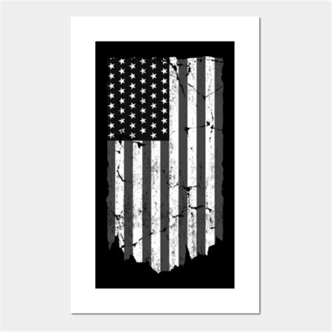 Usa Black Flag Usa Flag Posters And Art Prints Teepublic