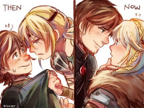 Astrid Hofferson And Hiccup Horrendous Haddock Iii How To Train Your Dragon And 1 More Drawn