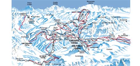 La Villa Dolomites Ski Area Italy Ski 2018 2019 Inghams
