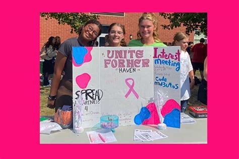 Club Unite For Her Raises Awareness For Breast And Ovarian Cancer Panther Press