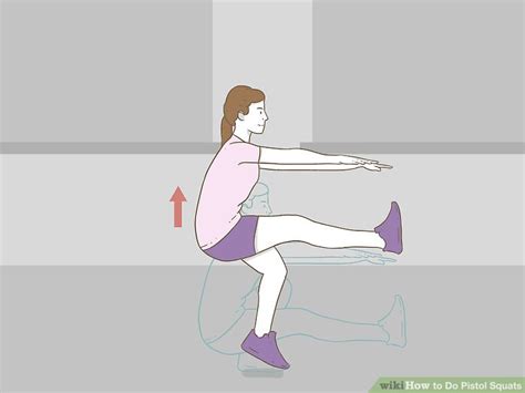 3 Ways To Do Pistol Squats Wikihow Fitness