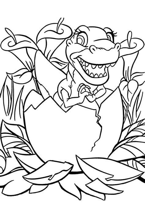 The land before time coloring pages are a fun way for kids of all ages to develop creativity, focus, motor skills and color recognition. Little REX coloring pages for kids, printable free - Land ...
