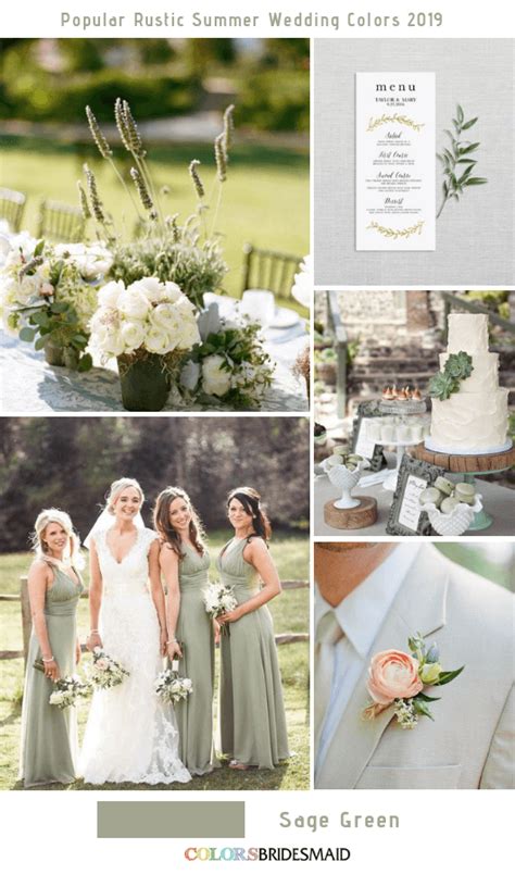 8 Popular Rustic Summer Wedding Color Ideas For 2019 Summer Wedding