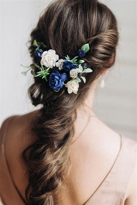 80 pack white crystal rhinestone hair pins & u shape hairpins, findtop wedding hair clips professional hairdressing grip clip with storage bottle (40 pcs crystal pins & 40 pcs u shape pins) 4.6 out of 5 stars 120. Blue flower hair pins set of 11 hair pins ivory bridal ...