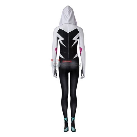 Spider Gwen Costumes Spider Man Into The Spider Verse Cosplay Costumes