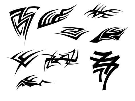 9 Tribal Tattoo Png Transparent Vol 2