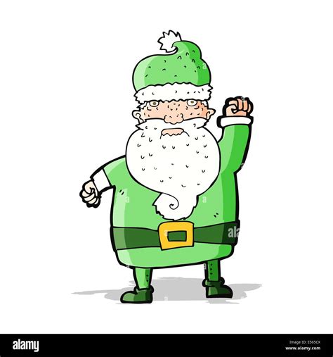 Cartoon Angry Santa Claus Stock Vector Image And Art Alamy