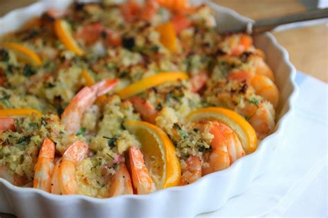 Succulent shrimp in garlic butter sauce with zucchini, bell peppers, and onion. Easy, Make Ahead Spring Dinner | Baked Shrimp Scampi ...