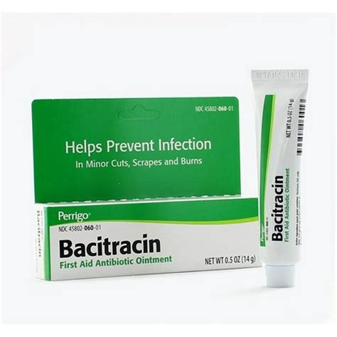 Bacitracin First Aid Antibiotic Ointment 05 Oz