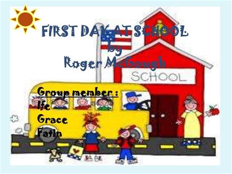 First Day At School By Roger Mcgough