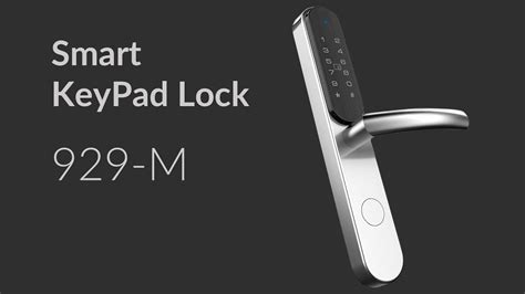 Keypad Smart Lock Model 929 M Hune Lock Youtube