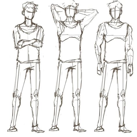 Drawing Poses Male Character Poses Drawing Poses