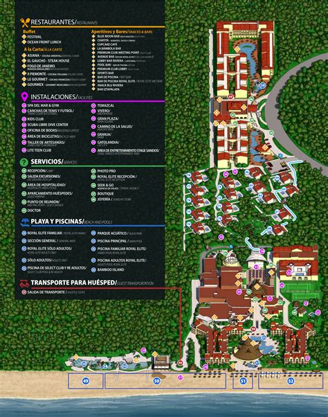 sandos caracol eco resort room map click previewimage fullsize version bersamawisata