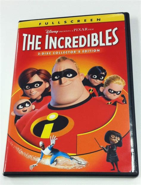 The Incredibles Dvd 2 Disc Set Fullscreen Collectors Edition For