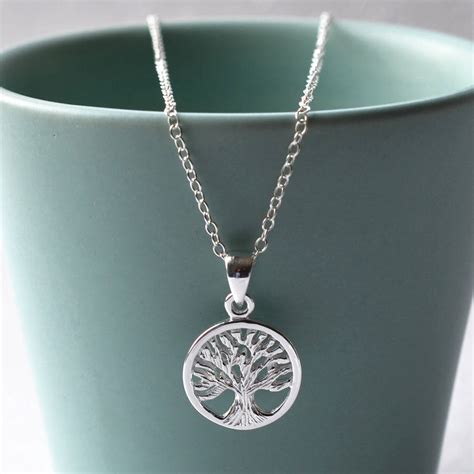 Sterling Silver Tree Of Life Necklace By Martha Jackson Sterling Silver | notonthehighstreet.com