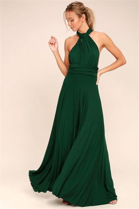 Tricks Of The Trade Forest Green Maxi Dress Maxi Dress Green Forest