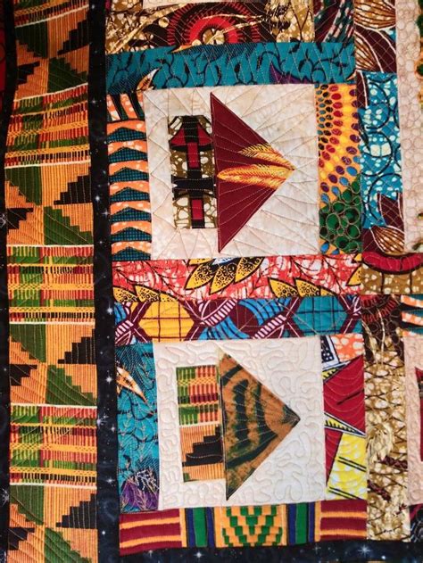 African Quilt Pattern For African Windows 37 By 44 Etsy Modelli