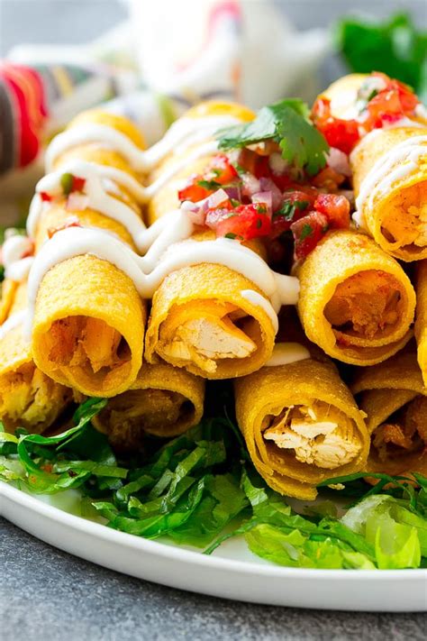 I like to make my chicken taquitos either way, frying or baking, but you'll notice a difference in each method. Chicken Taquitos (Baked or Fried) - Dinner at the Zoo