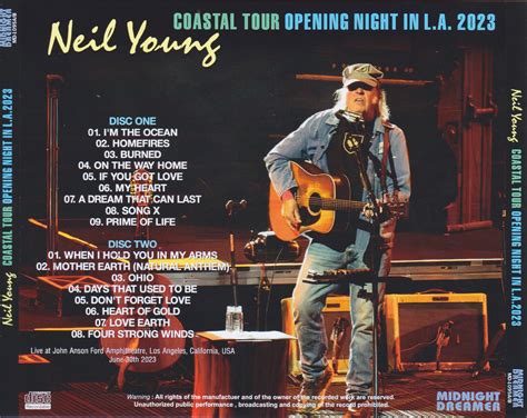 Neil Young Coastal Tour Opening Night In La 2023 2cdr Giginjapan