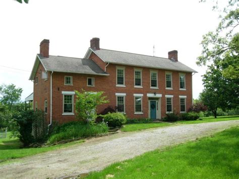 Central Ohio Historical 19th Century Farm House 2 Story Brick 9074