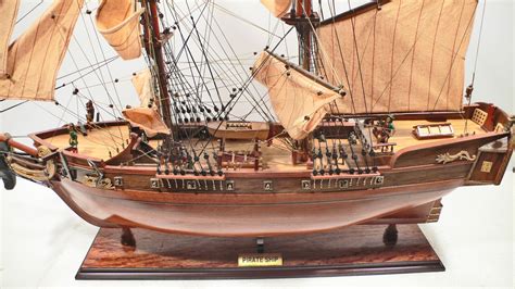Pirate Ship Handmade Modelship Made Of Wood
