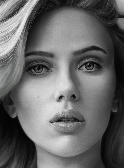 Scarlett Johansson Portrait Artist And World Artist News