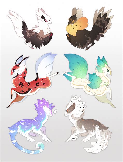 Chibi Adorable Cute Mythical Creatures