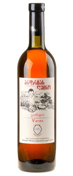 Andrias Gvino Rkatsiteli Vardo Dry Amber Wine 2021 Vinocentralde