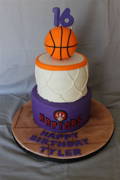 Speaking of cake… there were also delicious cupcakes made by 4 kids cakes, topped off with the most adorable movie themed fondant toppers by the one and only edible details. Raptors basketball themed cake — Basketball / NBA | Themed ...