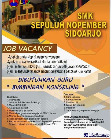 Lowongan Perhubungan Sidoarjo - Lowongan Kerja Smk S1 D4 Dinas Perhubungan Kota Surabaya Info ...