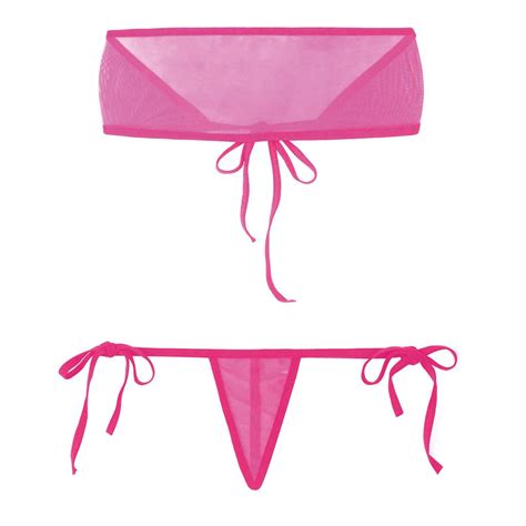 Kaufe Frauen Micro Bikini Set Mini Triangle Trop G String Thong Bottom