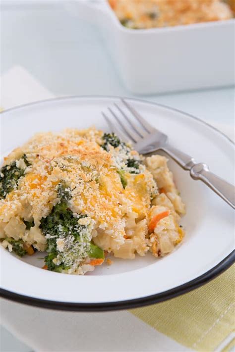 Broccoli Cheddar Brown Rice Casserole Recipe From Oh My Veggies