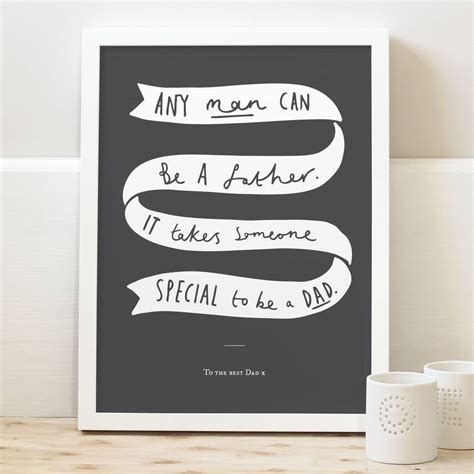 Personalised Dad Print By Old English Company