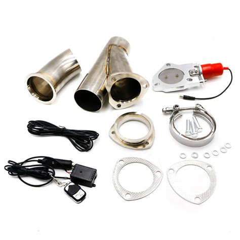 Cnspeed Stainless Steel Car Remote Control Electric Exhaust Valve Pipe