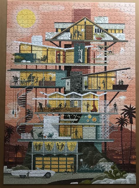 Modern Puzzles Desert Sunset 1000 Pieces This Was A Fun One I Love