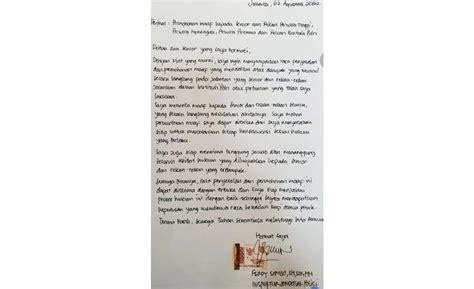 Ferdy Sambo Tulis Surat Minta Maaf Kepada Sejawat Polri Laman 2 Dari