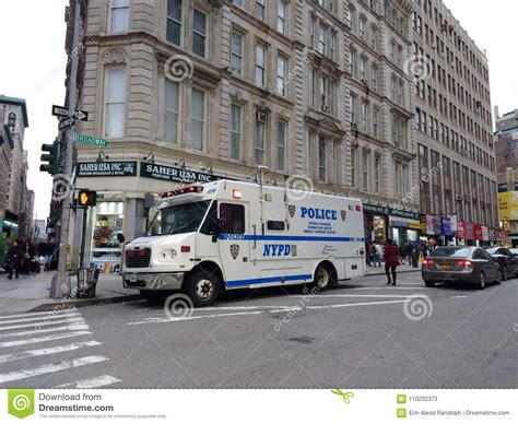 Police Mobile Command Center Nypd Patrol Borough Manhattan South Nyc